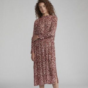 Rag & Bone Leopard Print Velvet (Gia Midi, S)